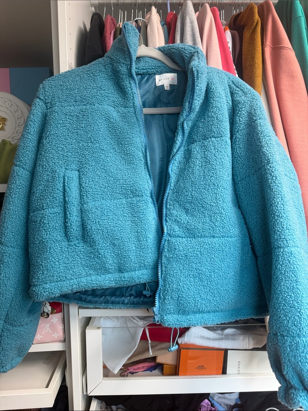 Better Be Teal Fleece Jacket